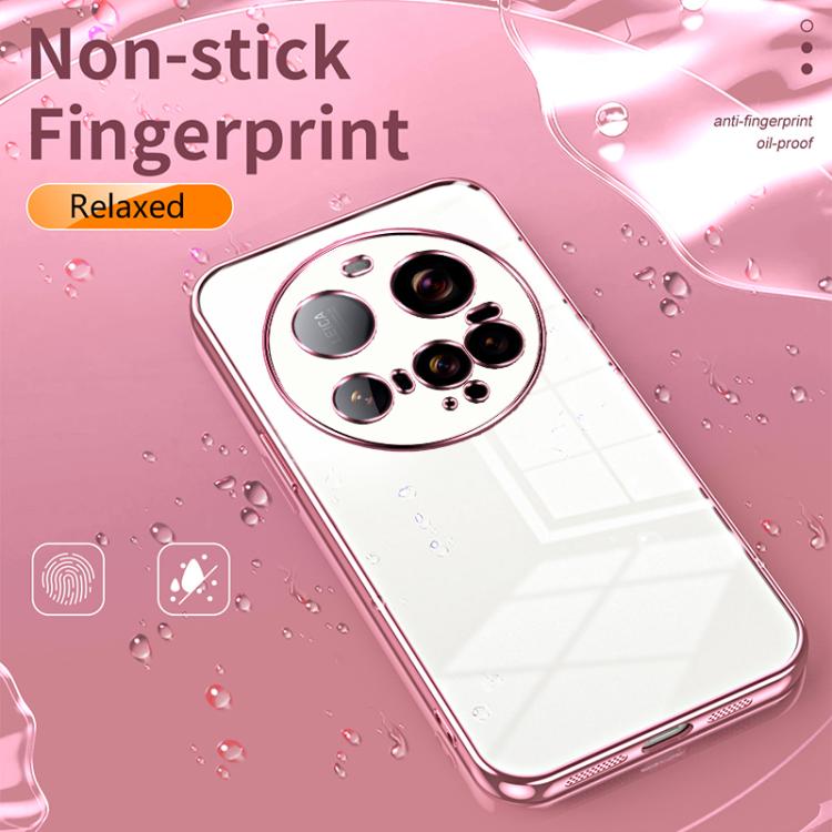 For Xiaomi 15 Ultra Transparent Plating Fine Hole Phone Case