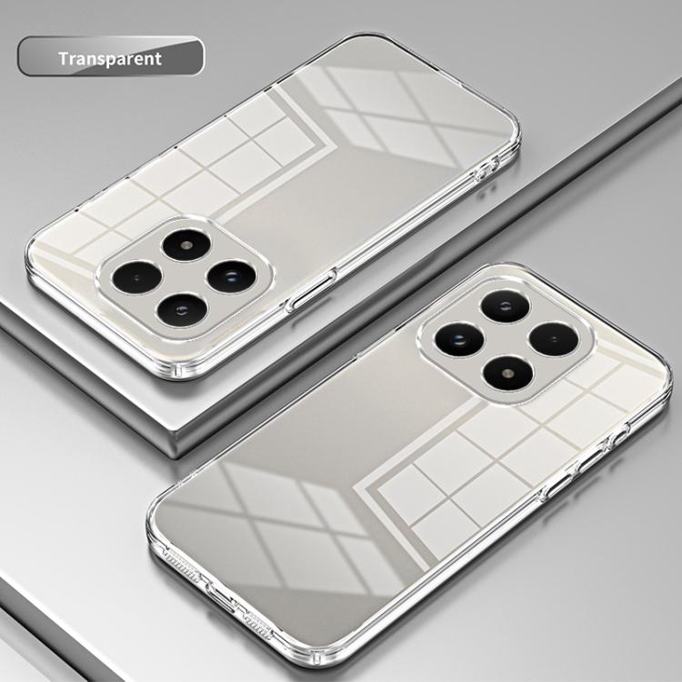 For Xiaomi 17 Transparent Plating Fine Hole Phone Case