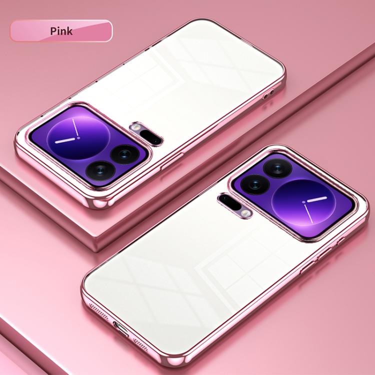 For Xiaomi 17 Pro Transparent Plating Fine Hole Phone Case