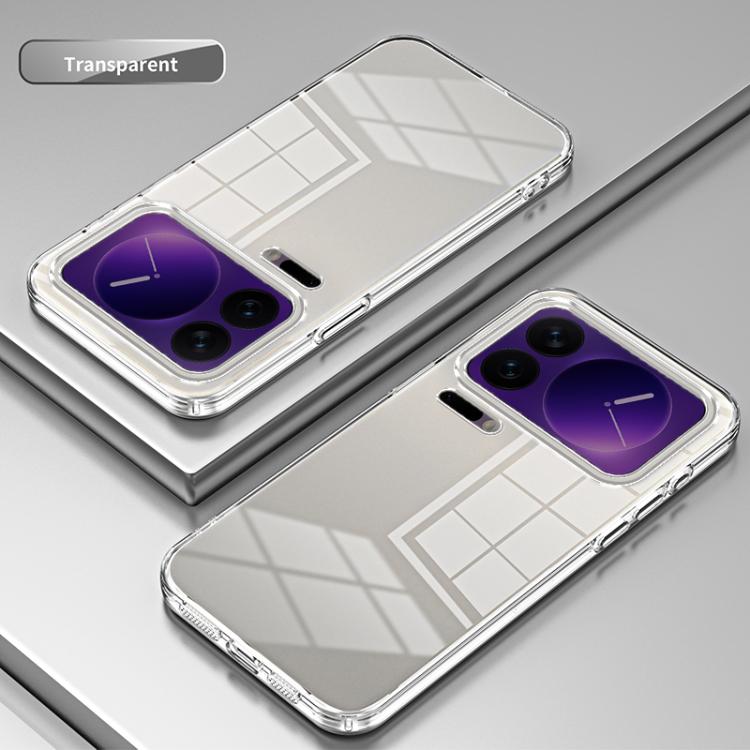 For Xiaomi 17 Pro Transparent Plating Fine Hole Phone Case
