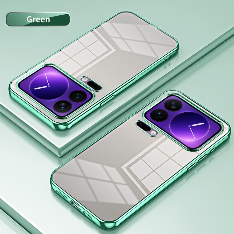 For Xiaomi 17 Pro Transparent Plating Fine Hole Phone Case