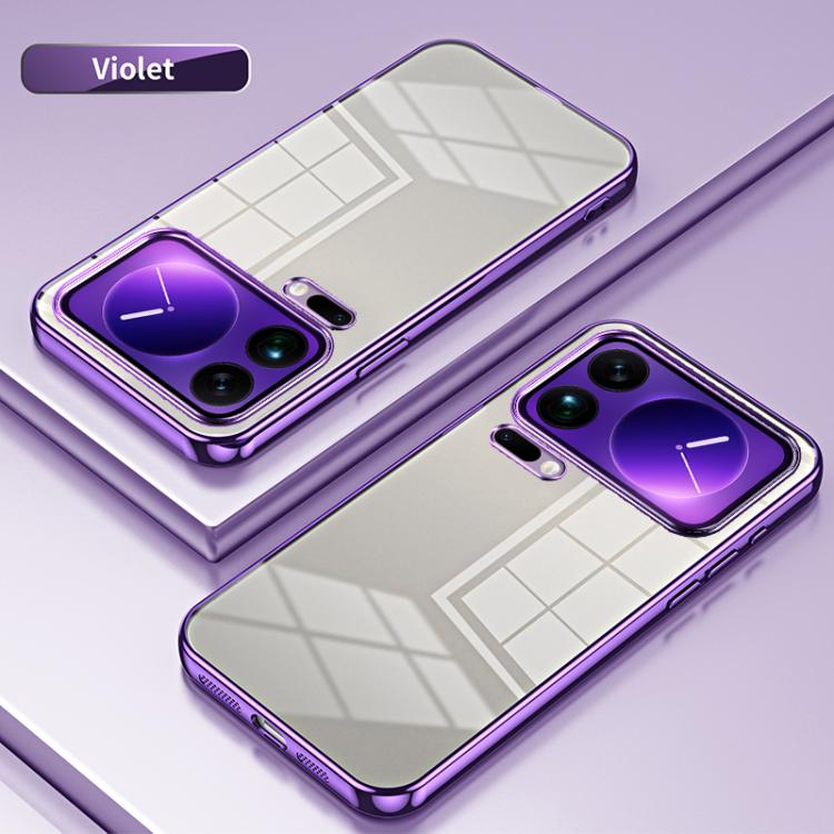 For Xiaomi 17 Pro Max Transparent Plating Fine Hole Phone Case