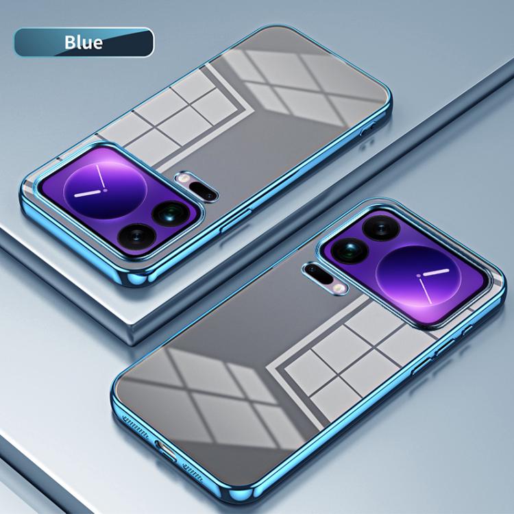 For Xiaomi 17 Pro Max Transparent Plating Fine Hole Phone Case