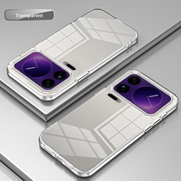 For Xiaomi 17 Pro Max Transparent Plating Fine Hole Phone Case