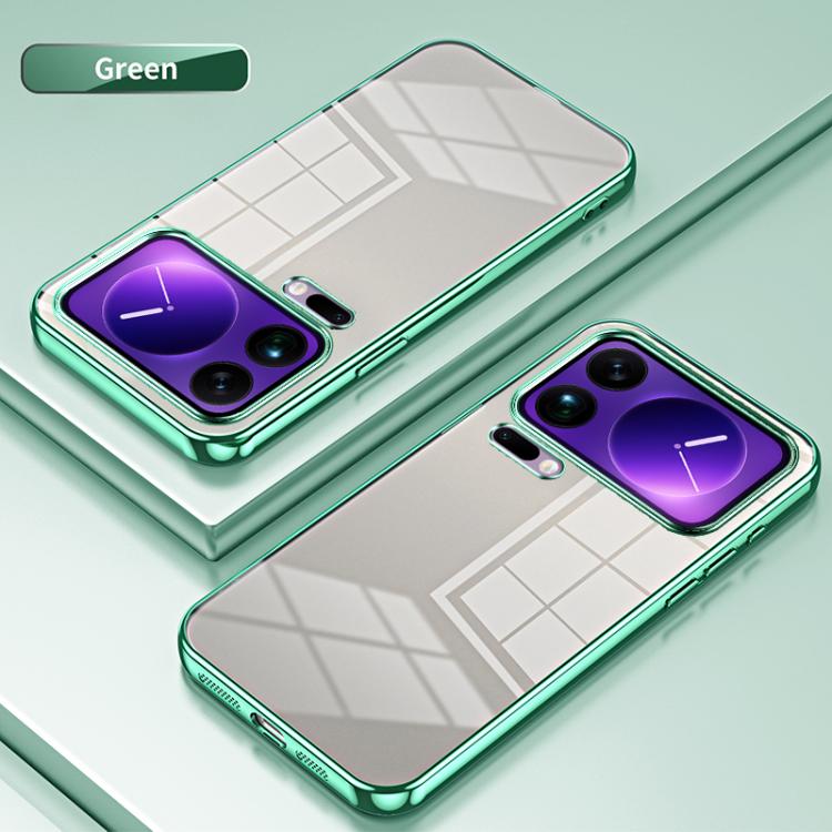 For Xiaomi 17 Pro Max Transparent Plating Fine Hole Phone Case