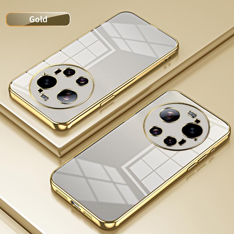 For Xiaomi 17 Ultra Transparent Plating Fine Hole Phone Case