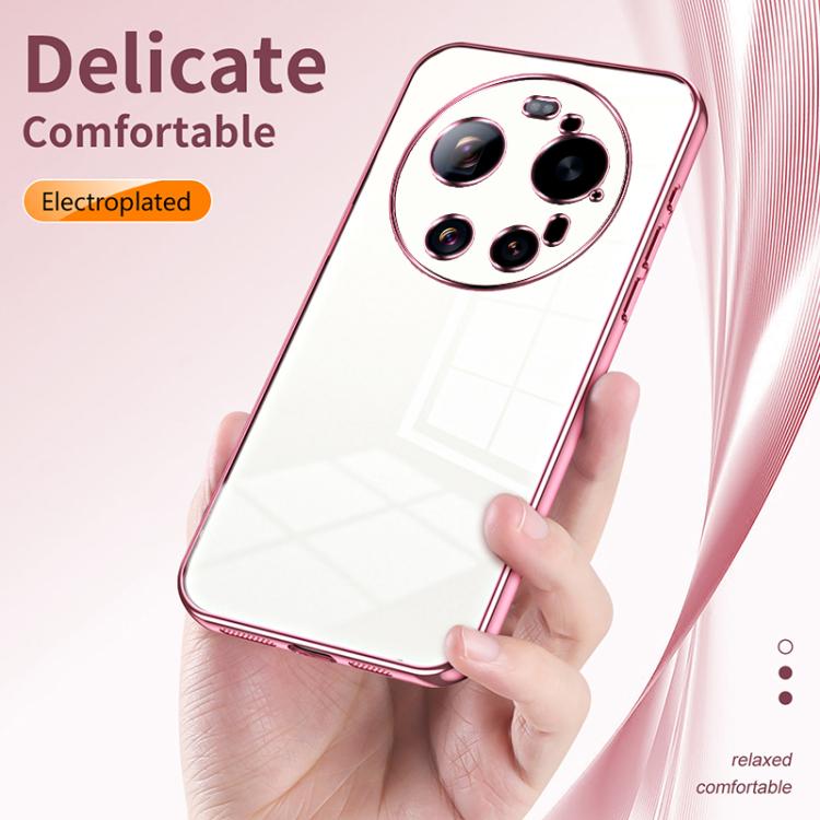 For Xiaomi 17 Ultra Transparent Plating Fine Hole Phone Case