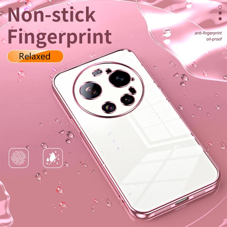 For Xiaomi 17 Ultra Transparent Plating Fine Hole Phone Case