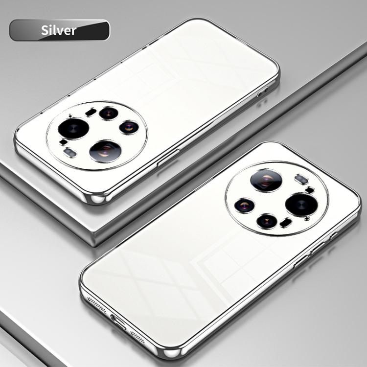 For Xiaomi 17 Ultra Transparent Plating Fine Hole Phone Case