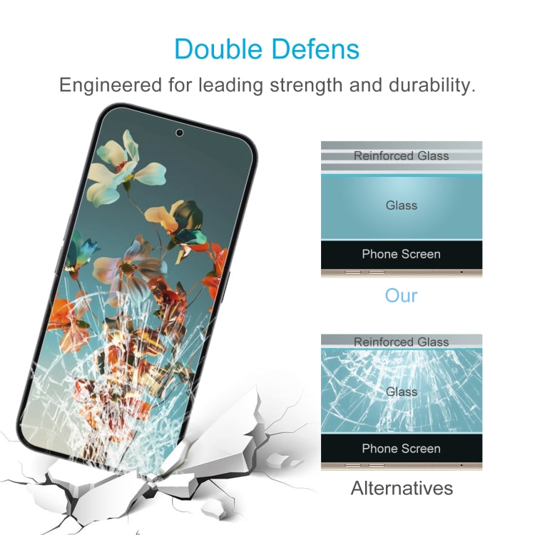 For Nothing Phone 2a Plus 10pcs 0.26mm 9H 2.5D Tempered Glass Film