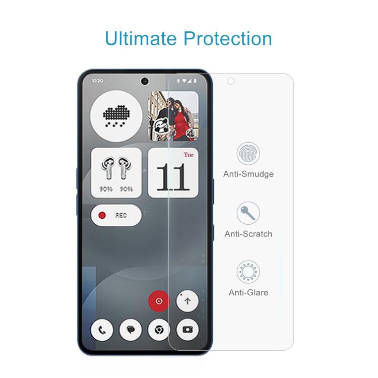 For Nothing Phone 3a 10pcs 0.26mm 9H 2.5D Tempered Glass Film