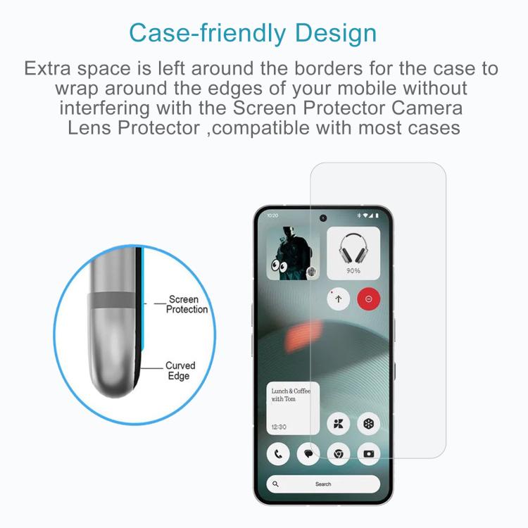 For Nothing Phone 3 10pcs 0.26mm 9H 2.5D Tempered Glass Film