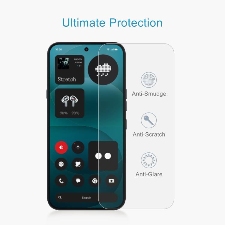 For Nothing Phone 4a Pro 10pcs 0.26mm 9H 2.5D Tempered Glass Film