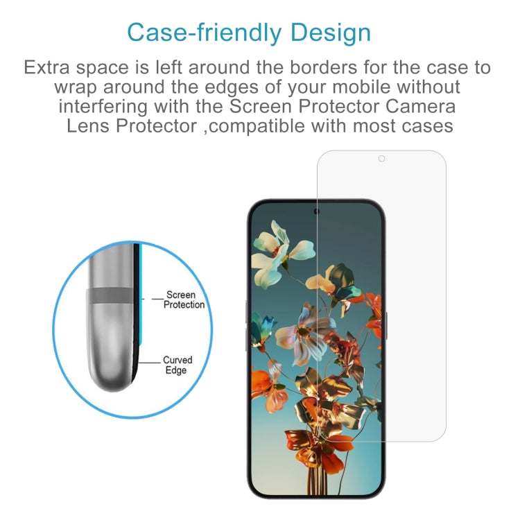 For Nothing Phone 2a Plus 50pcs 0.26mm 9H 2.5D Tempered Glass Film