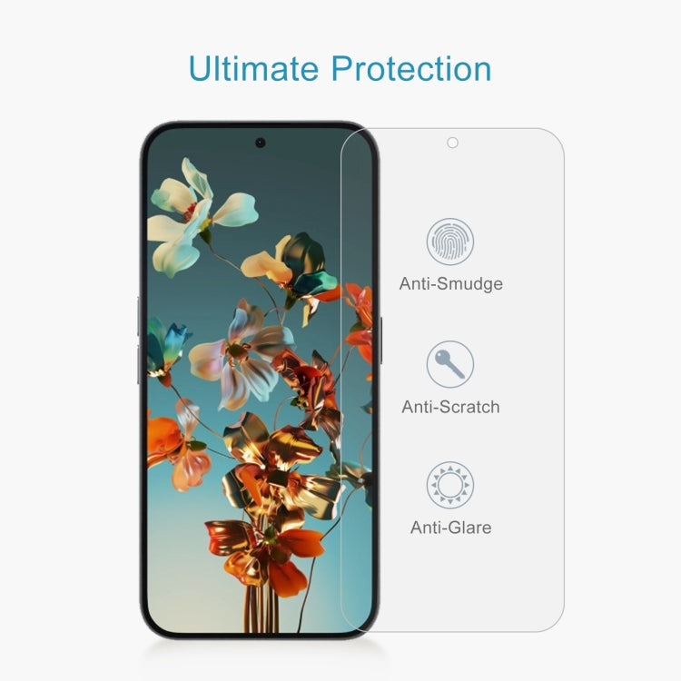 For Nothing Phone 2a Plus 50pcs 0.26mm 9H 2.5D Tempered Glass Film
