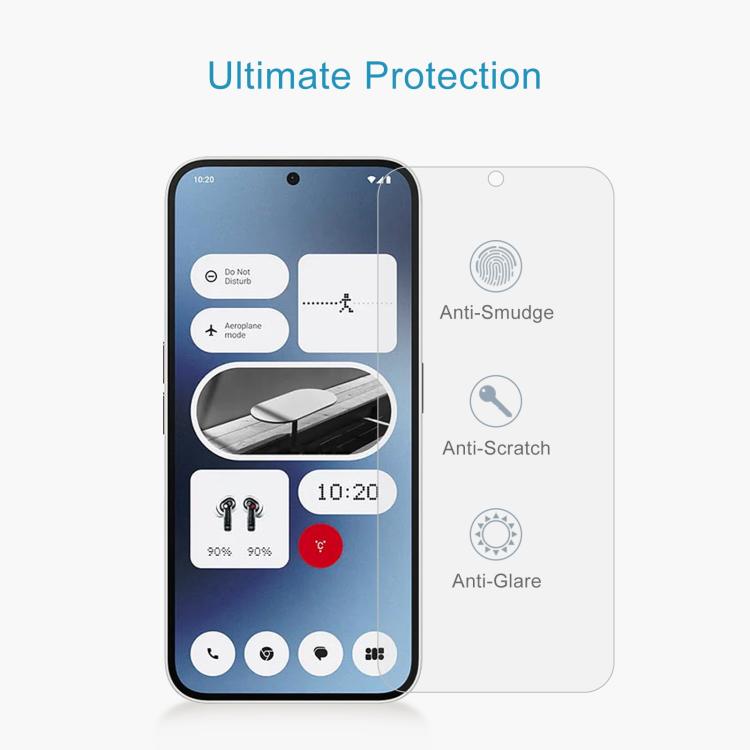 For Nothing Phone 3a Pro 50pcs 0.26mm 9H 2.5D Tempered Glass Film