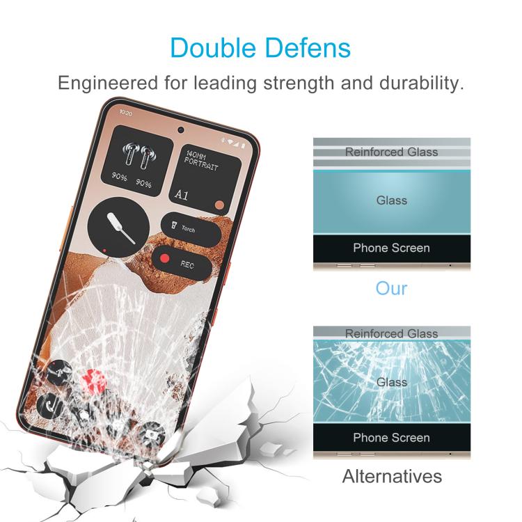 For Nothing CMF Phone 2 Pro 50pcs 0.26mm 9H 2.5D Tempered Glass Film