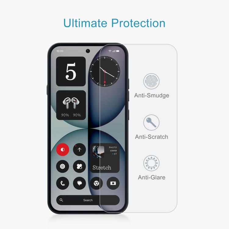 For Nothing Phone 4a 50pcs 0.26mm 9H 2.5D Tempered Glass Film