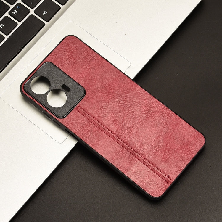For Motorola Moto G04 / Moto G24 Cow Pattern Sewing Back Cover Phone Case
