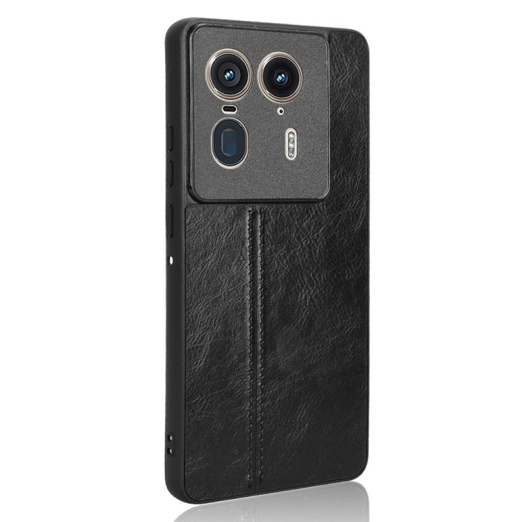 For Motorola Edge 50 Ultra / X50 Ultra Cow Pattern Sewing Back Cover Phone Case