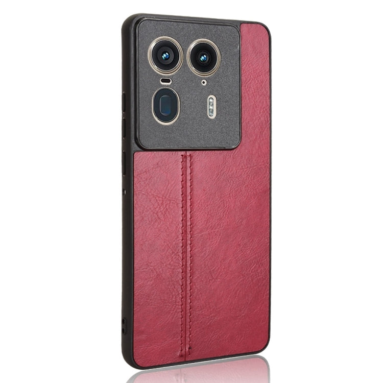 For Motorola Edge 50 Ultra / X50 Ultra Cow Pattern Sewing Back Cover Phone Case