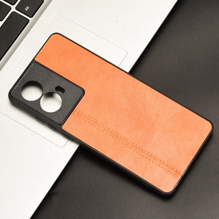 For Motorola Edge 50 Fusion Cow Pattern Sewing Back Cover Phone Case
