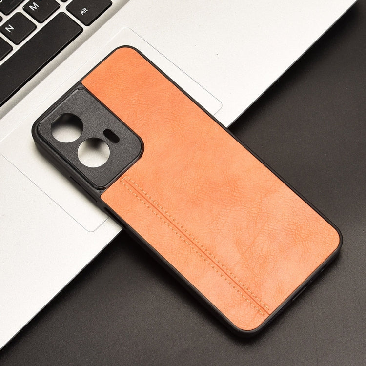For Motorola Moto G35 5G Cow Pattern Sewing Back Cover Phone Case