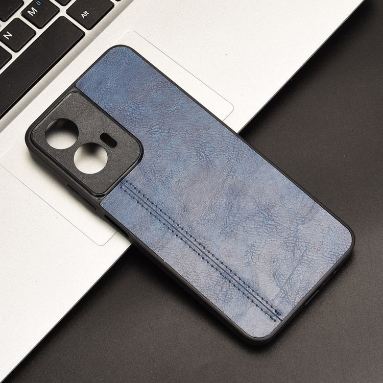 For Motorola Moto G35 5G Cow Pattern Sewing Back Cover Phone Case