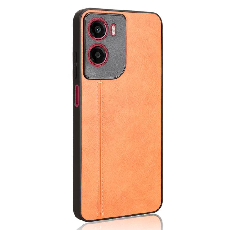 For Motorola Moto G05 / Moto E15 Cow Pattern Sewing Back Cover Phone Case