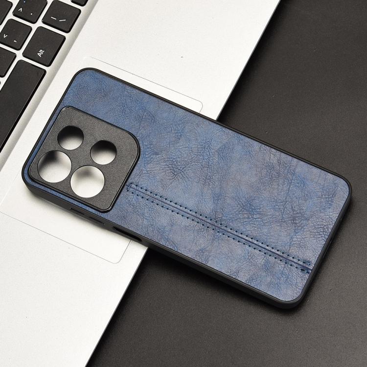For Motorola Moto G15 / G15 Power Cow Pattern Sewing Back Cover Phone Case