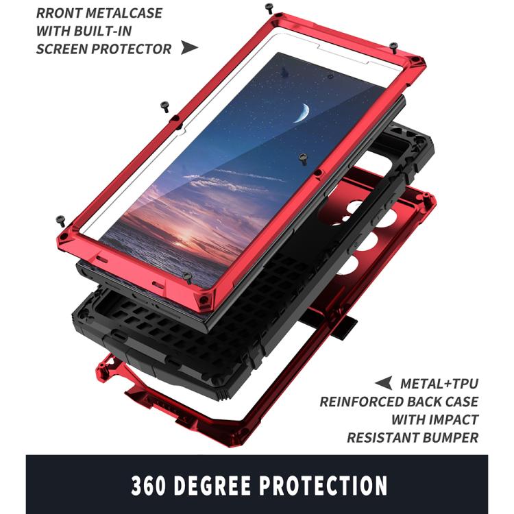 For Samsung Galaxy S25 Ultra 5G R-JUST Life Waterproof Dustproof Shockproof Phone Case