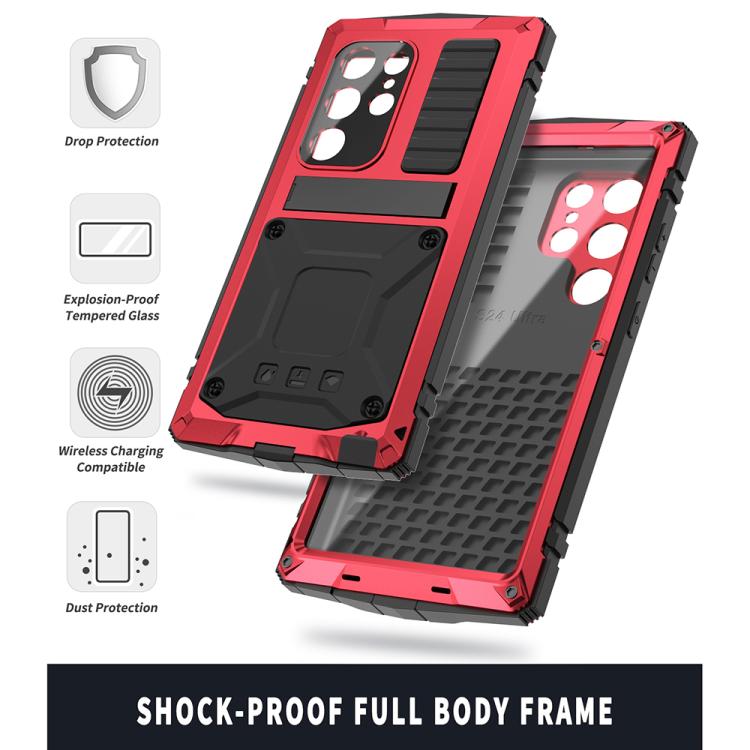 For Samsung Galaxy S25 Ultra 5G R-JUST Life Waterproof Dustproof Shockproof Phone Case
