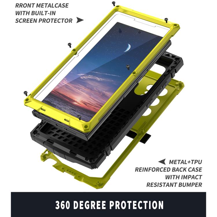 For Samsung Galaxy S25 Ultra 5G R-JUST Life Waterproof Dustproof Shockproof Phone Case