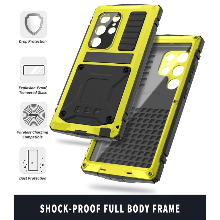 For Samsung Galaxy S25 Ultra 5G R-JUST Life Waterproof Dustproof Shockproof Phone Case
