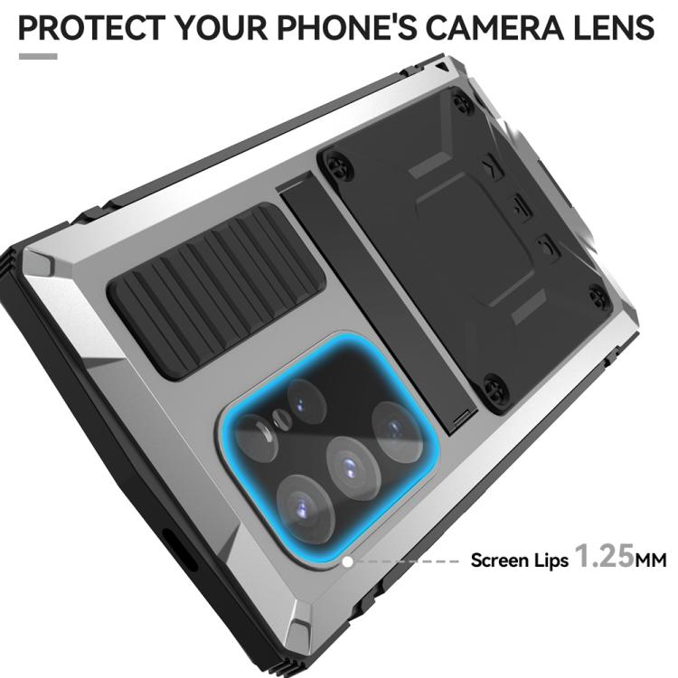 For Samsung Galaxy S25 Ultra 5G R-JUST Life Waterproof Dustproof Shockproof Phone Case