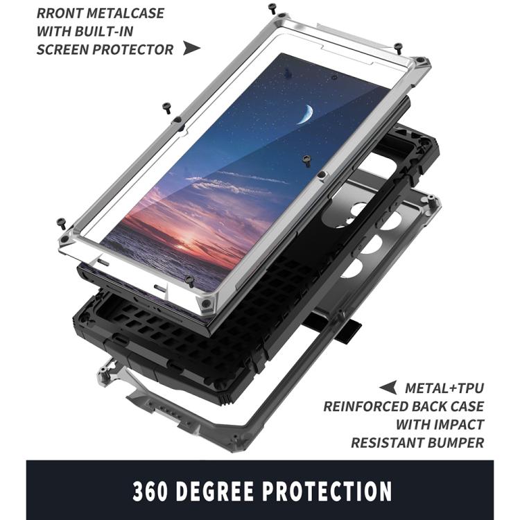 For Samsung Galaxy S25 Ultra 5G R-JUST Life Waterproof Dustproof Shockproof Phone Case