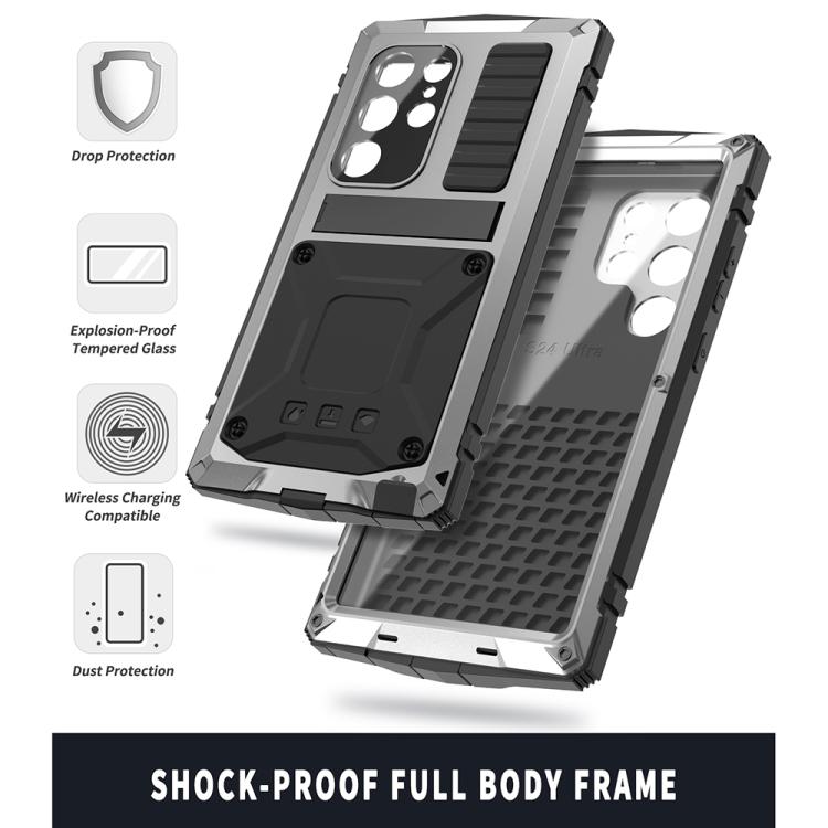 For Samsung Galaxy S25 Ultra 5G R-JUST Life Waterproof Dustproof Shockproof Phone Case