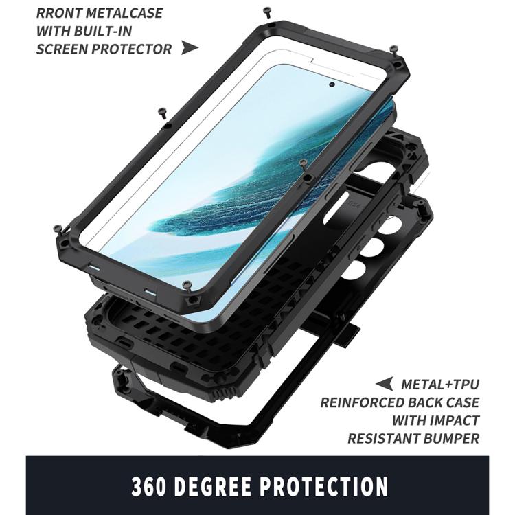 For Samsung Galaxy S25+ 5G R-JUST Life Waterproof Dustproof Shockproof Phone Case