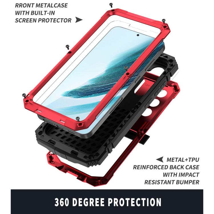 For Samsung Galaxy S25+ 5G R-JUST Life Waterproof Dustproof Shockproof Phone Case