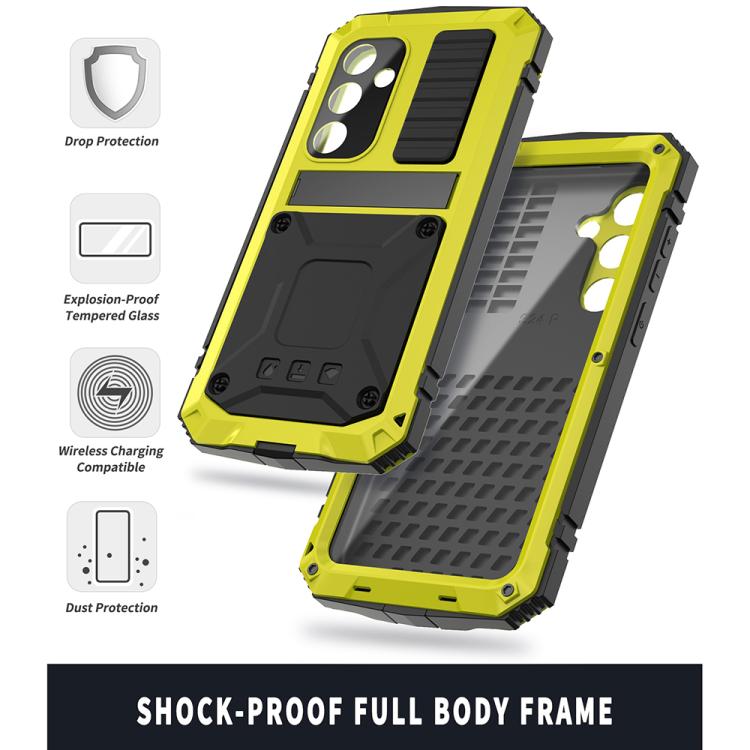 For Samsung Galaxy S25+ 5G R-JUST Life Waterproof Dustproof Shockproof Phone Case
