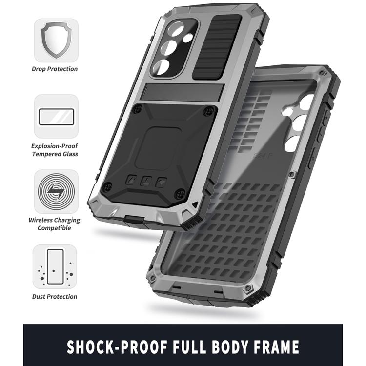 For Samsung Galaxy S25+ 5G R-JUST Life Waterproof Dustproof Shockproof Phone Case