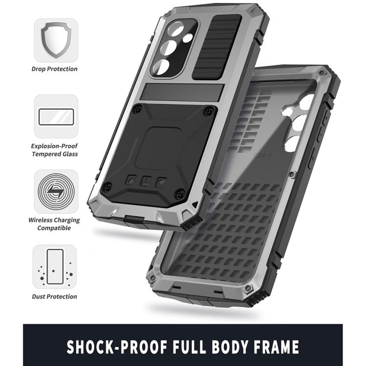 For Samsung Galaxy S25 5G R-JUST Life Waterproof Dustproof Shockproof Phone Case