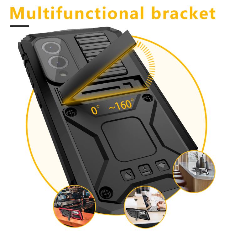 For Samsung Galaxy S25 Edge 5G R-JUST Life Waterproof Dustproof Shockproof Phone Case