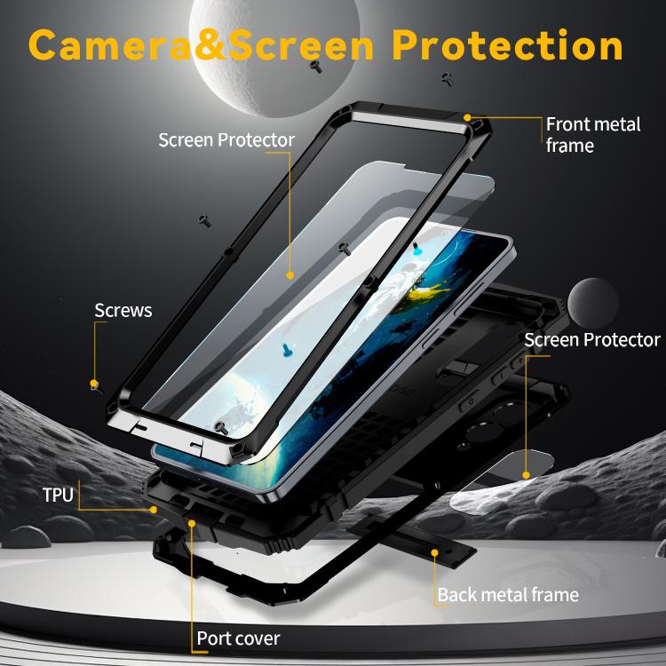 For Samsung Galaxy S25 Edge 5G R-JUST Life Waterproof Dustproof Shockproof Phone Case