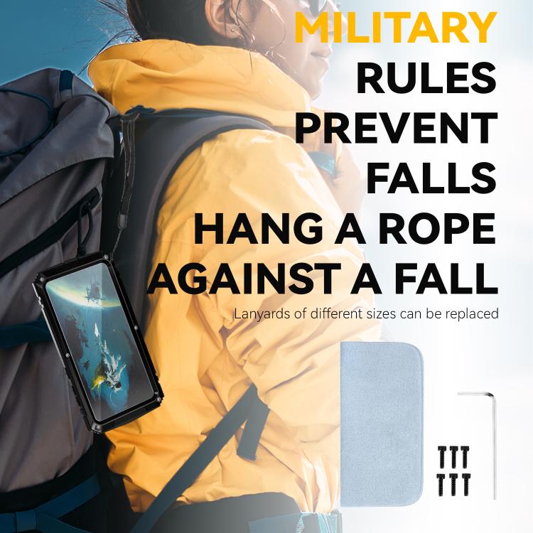 For Samsung Galaxy S25 Edge 5G R-JUST Life Waterproof Dustproof Shockproof Phone Case