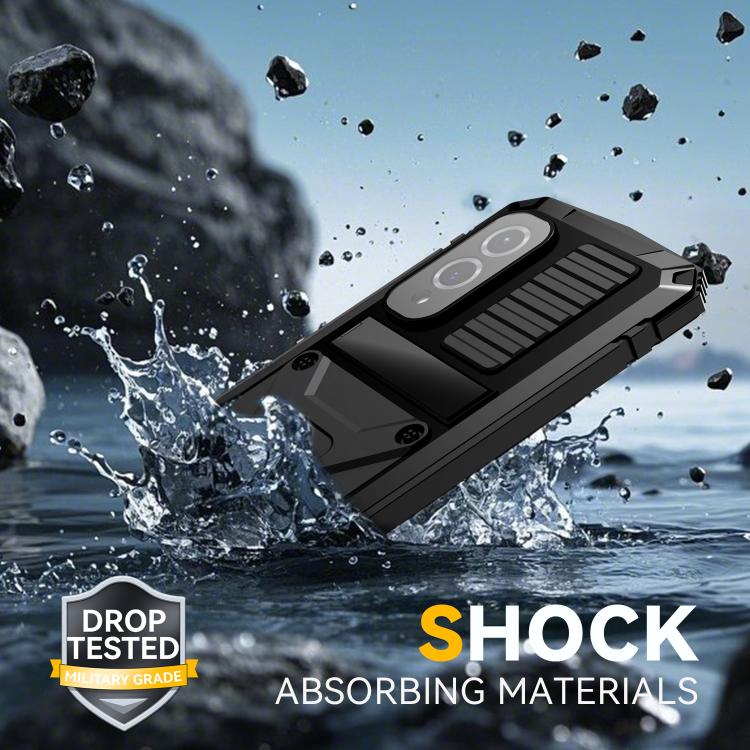 For Samsung Galaxy S25 Edge 5G R-JUST Life Waterproof Dustproof Shockproof Phone Case