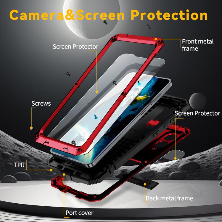 For Samsung Galaxy S25 Edge 5G R-JUST Life Waterproof Dustproof Shockproof Phone Case