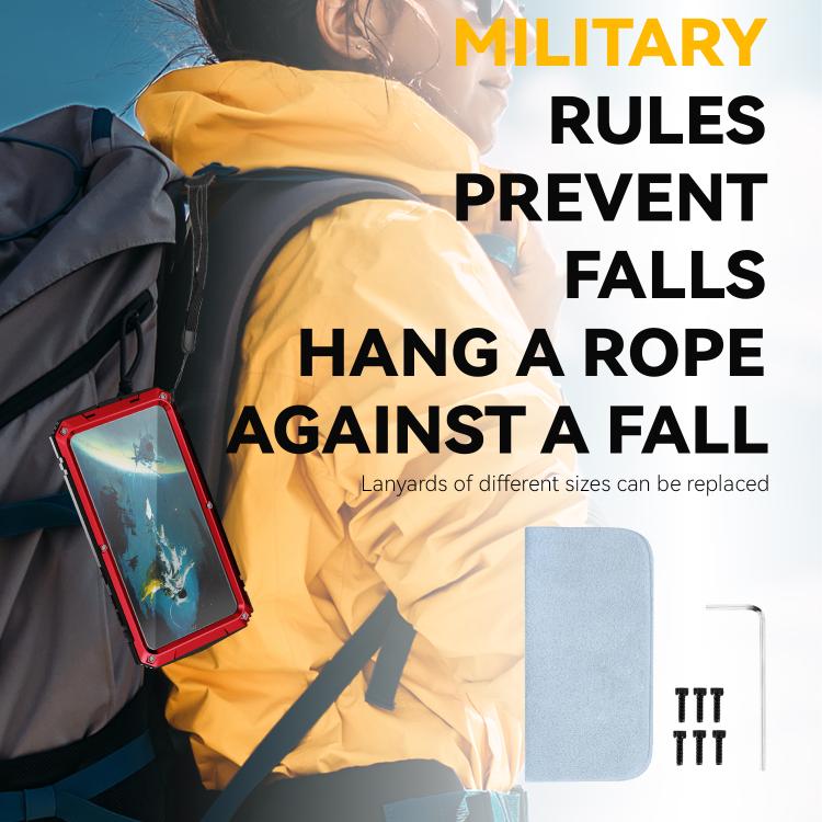 For Samsung Galaxy S25 Edge 5G R-JUST Life Waterproof Dustproof Shockproof Phone Case