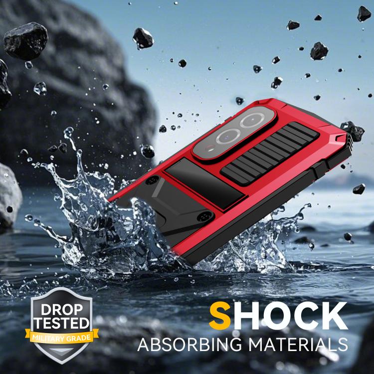 For Samsung Galaxy S25 Edge 5G R-JUST Life Waterproof Dustproof Shockproof Phone Case
