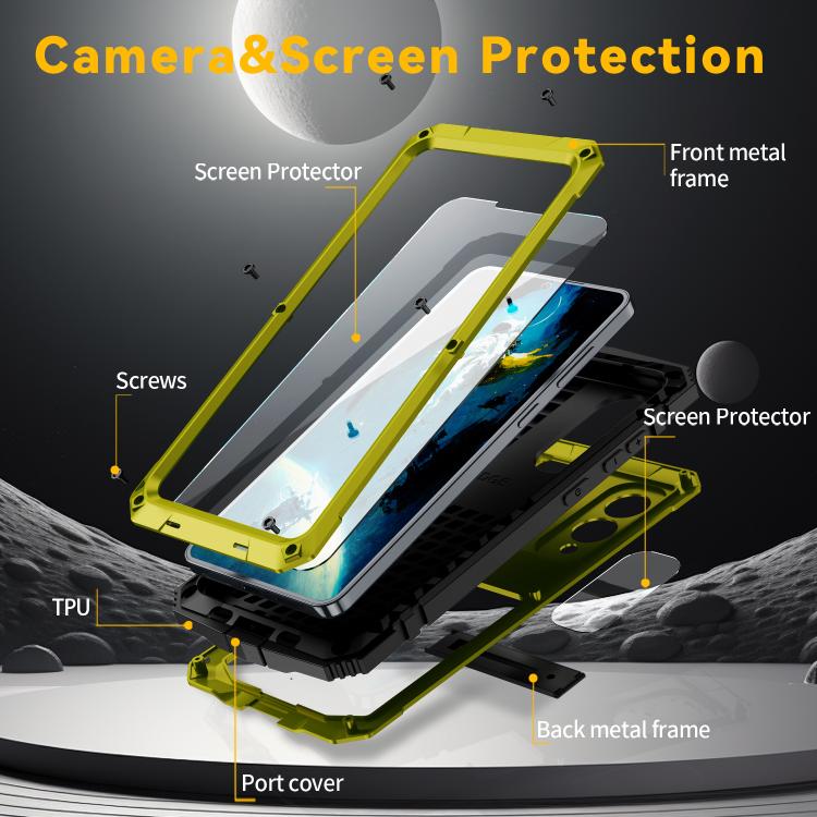 For Samsung Galaxy S25 Edge 5G R-JUST Life Waterproof Dustproof Shockproof Phone Case